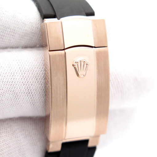 Rolex 336235 Skydweller 18K Rose Gold with Chocolate Dial on Oysterflex - Image 8