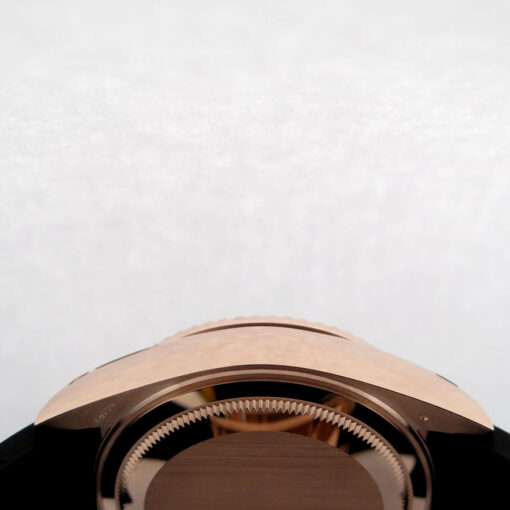 Rolex 336235 Skydweller 18K Rose Gold with Chocolate Dial on Oysterflex - Image 6
