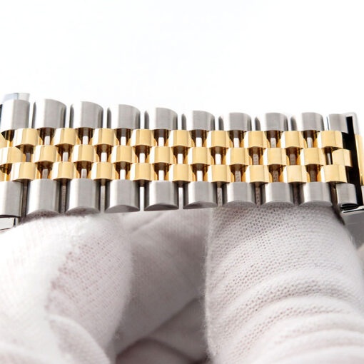 Rolex 126233 Datejust 18K/SS with Champagne Stick Dial on Jubilee - Image 8