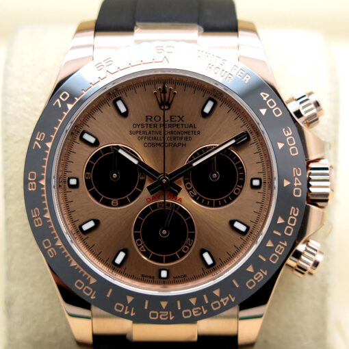 Rolex 116515LN Cosmograph Daytona 18K Rose Gold with Rose/Pink Dial - Image 3