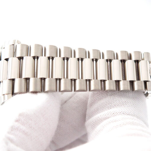 Rolex 228239 Day Date 18K White Gold with Olive Green Roman Dial - Image 8