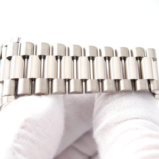 Rolex 228239 Day Date 18K White Gold with Olive Green Roman Dial - Image 6