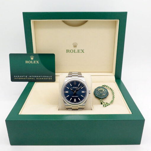 Alternative view of Rolex 124300 Oyster Perpetual 41mm with Blue Dial