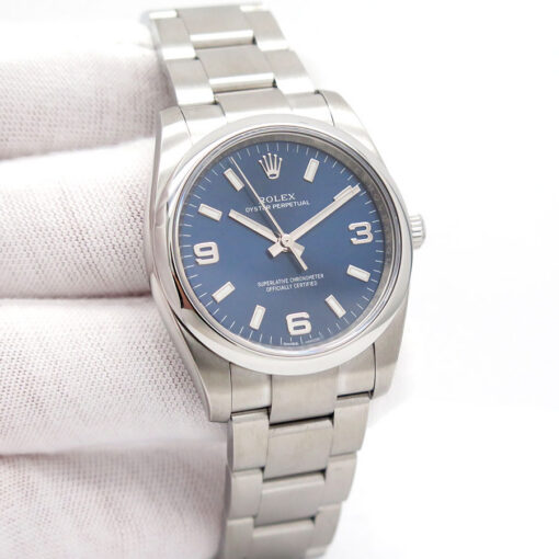 Rolex 114200 Oyster Perpetual with Blue Dial