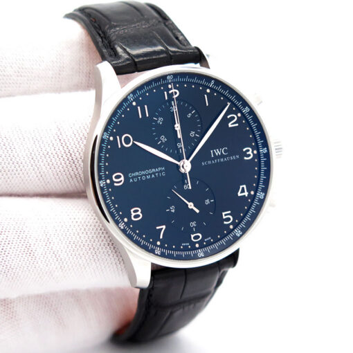 IWC IW371438 Portugieser Chronograph Automatic with Black Dial