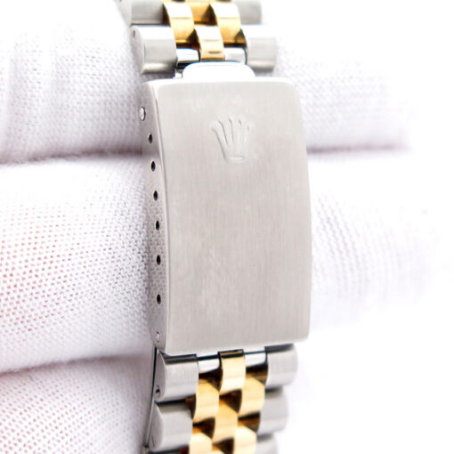 Rolex 16233 Datejust 18K/SS with Champagne Stick Dial on Jubilee - Image 11