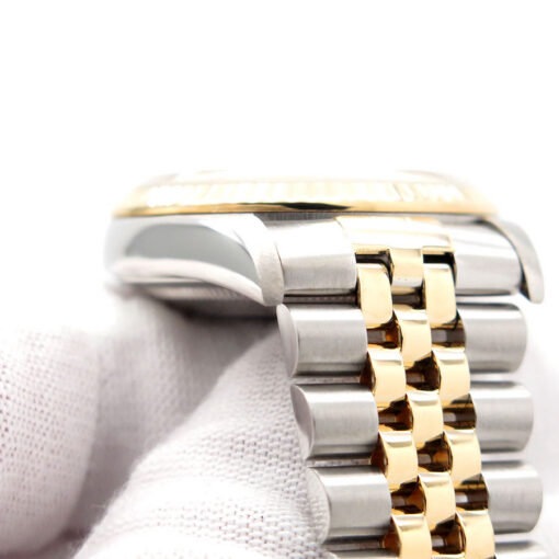 Rolex 16233 Datejust 18K/SS with Champagne Stick Dial on Jubilee - Image 9