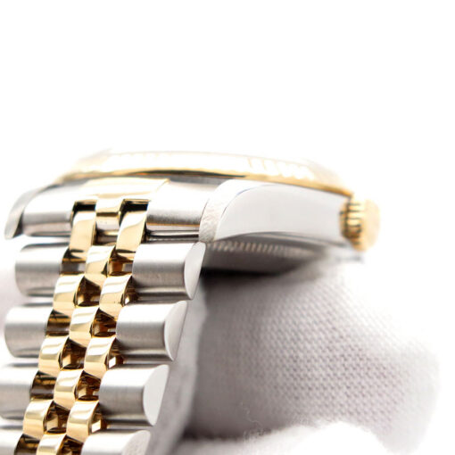 Rolex 16233 Datejust 18K/SS with Champagne Stick Dial on Jubilee - Image 8