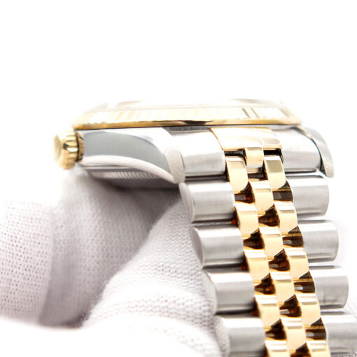 Rolex 16233 Datejust 18K/SS with Champagne Stick Dial on Jubilee - Image 7