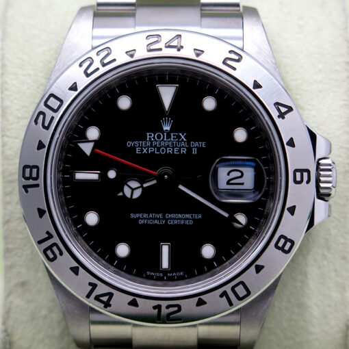 Rolex 16570 Explorer II with Black Dial and 3186 Movement - Image 3