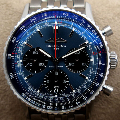 Breitling AB0139 Navitimer B01 with Blue Dial 41mm on Bracelet - Image 3