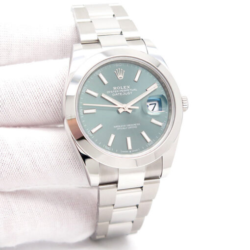 Rolex 126300 Datejust 41 with Mint Green Dial on Oyster
