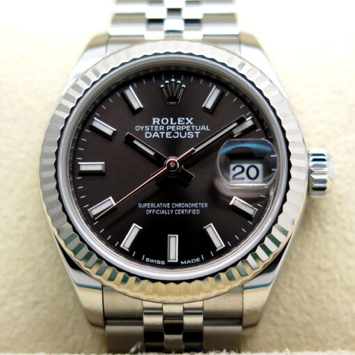 Rolex 279174 Datejust with Dark Grey Stick Dial on Jubilee - Image 3