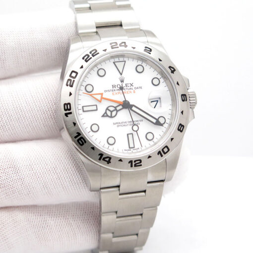 Rolex 216570 Explorer II with White Dial