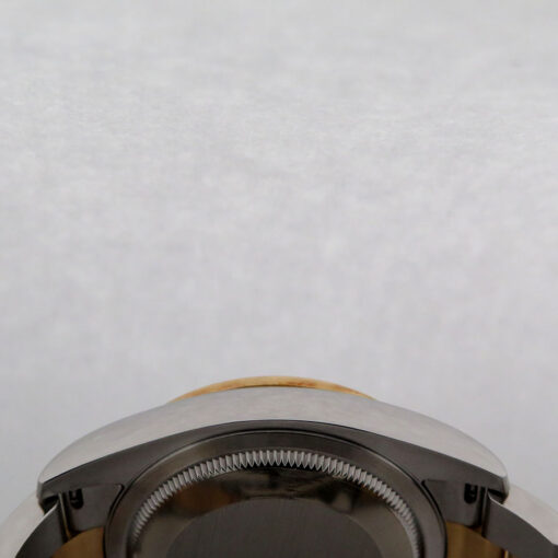 Rolex 116243 Datejust 18K/SS with Mother of Pearl Roman Dial on Oyster with Diamond Bezel - Image 6