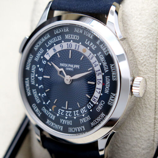 Patek Philippe 5230P World Time Platinum with Blue Dial - Image 4