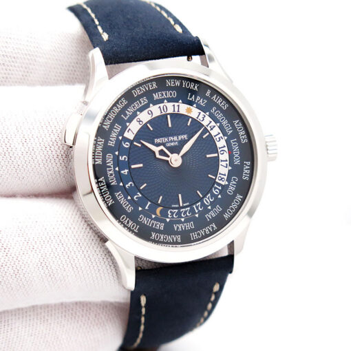 Patek Philippe 5230P World Time Platinum with Blue Dial