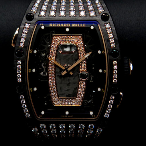 Richard Mille RM037 Diamond Set Rose Gold & Carbon TPT - Image 3
