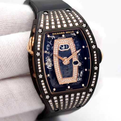 Richard Mille RM037 Diamond Set Rose Gold & Carbon TPT