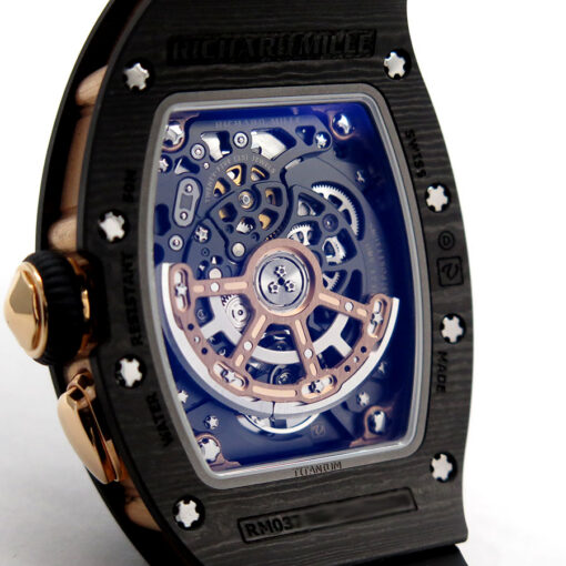 Richard Mille RM037 Diamond Set Rose Gold & Carbon TPT - Image 4