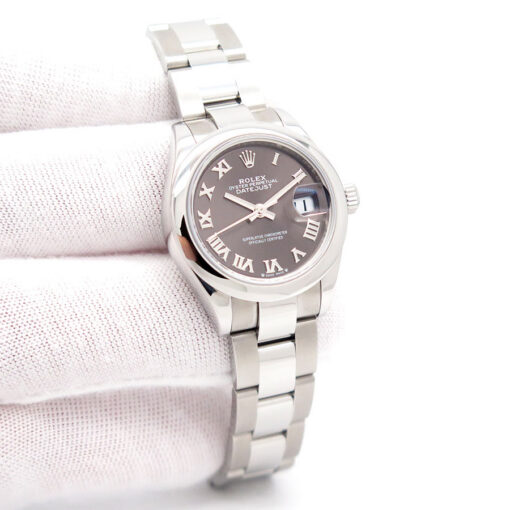 Rolex 279160 Datejust with Dark Grey Roman Dial on Oyster