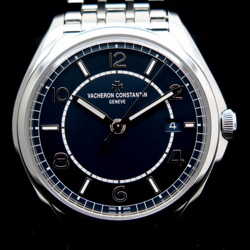 Vacheron Constantin 4600E Fiftysix Automatic with Blue Dial on Bracelet - Image 3
