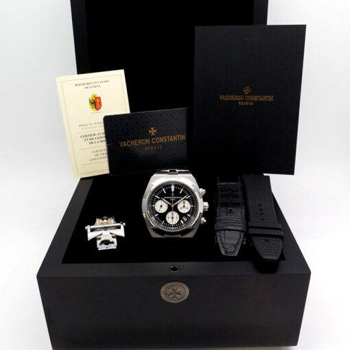 Alternative view of Vacheron Constantin 5500V Overseas Chronograph with Black Dial