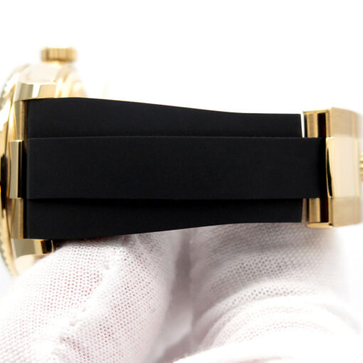 Rolex 326238 Skydweller 18K Yellow Gold with Black Dial on Oysterflex - Image 8