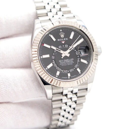 Rolex 336934 Skydweller with Black Dial on Jubilee