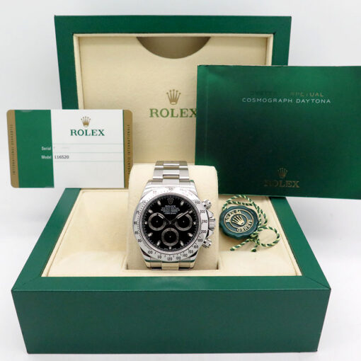 Rolex 116520 Cosmograph Daytona with Black Dial - Image 2