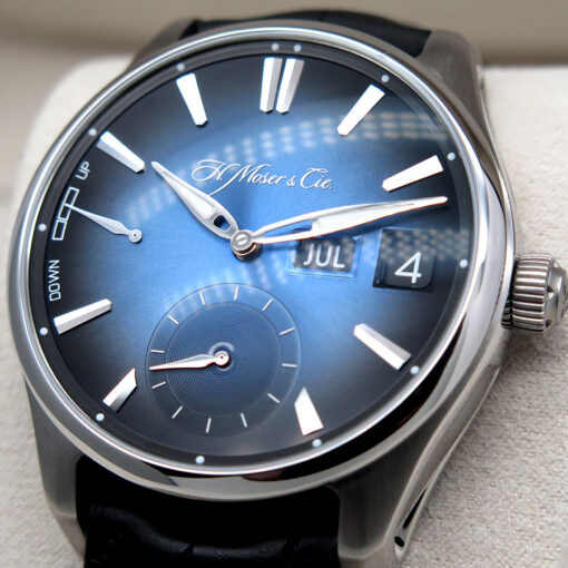 H. Moser & Cie 3808-1201 Pioneer Perpetual Calendar MD Funky Blue Limited Edition - Image 3