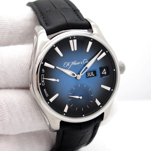 H. Moser & Cie 3808-1201 Pioneer Perpetual Calendar MD Funky Blue Limited Edition