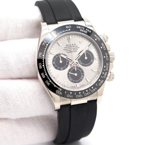 Rolex 116519LN Cosmograph Daytona 18K White Gold with Steel Dial