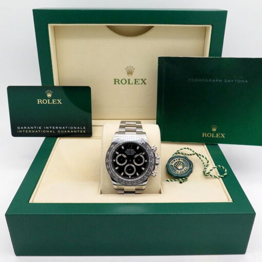 Alternative view of Rolex 116500LN Cosmograph Daytona with Black Dial