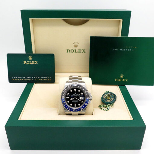 Alternative view of Rolex 126710BLNR GMT Master II on Oyster