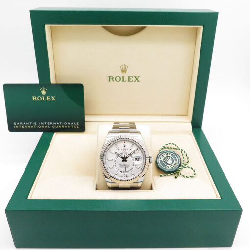 Alternative view of Rolex 336934 Skydweller with White Dial on Oyster