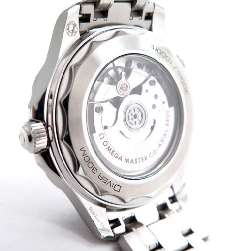 Omega Seamaster Diver 300m with Black Dial on Bracelet - Image 4