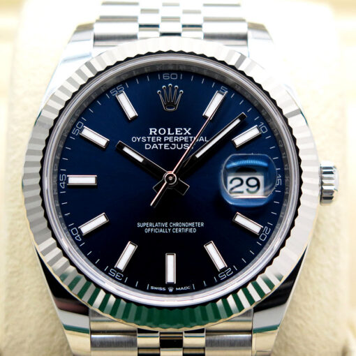 Rolex 126334 Datejust 41 with Blue Stick Dial on Jubilee - Image 3