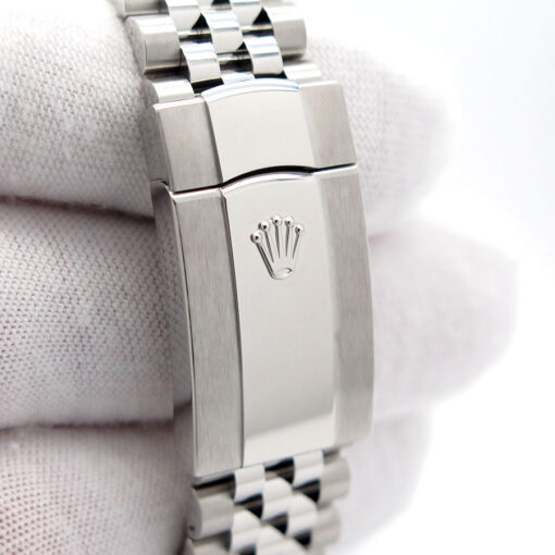 Rolex 126200 Datejust with Green Ombre Dial on Jubilee (New Model) - Image 7