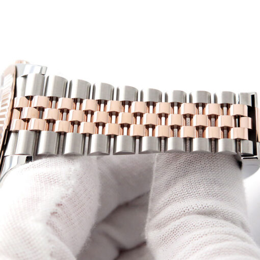 Rolex 126331 Datejust 41 18K/SS with Chocolate Stick Dial on Jubilee - Image 8