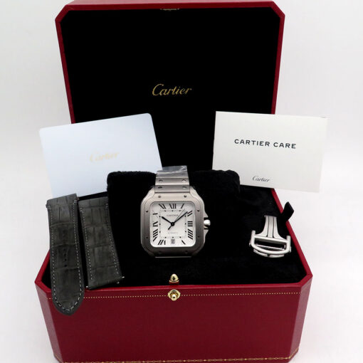 Alternative view of Cartier WSSA0089 Santos de Cartier Large Titanium