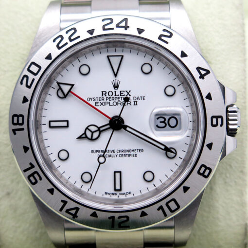 Rolex 16570 Explorer II with White Dial and 3186 Movement - Image 3