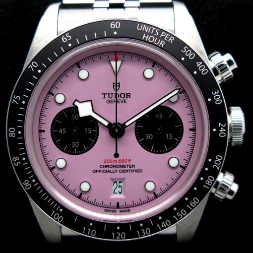 Tudor 79360N Black Bay Chronograph with Pink Dial - Image 3