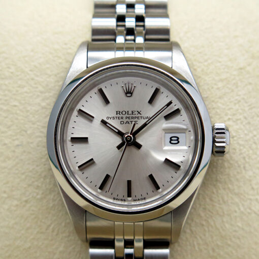 Alternative view of Rolex M6916/0 Datejust with Silver Dial on Jubilee