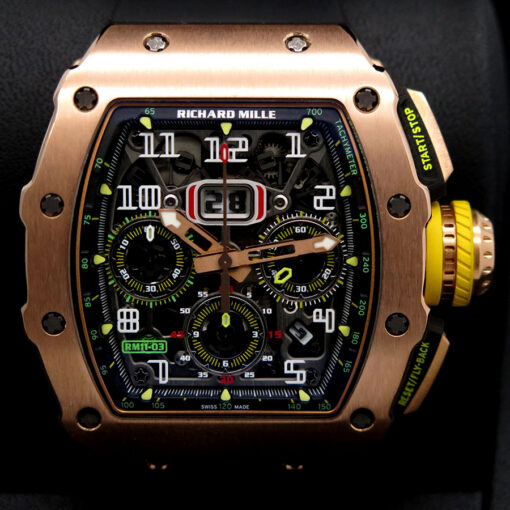 Richard Mille RM11-03 18K Rose Gold Automatic Flyback Chronograph - Image 4