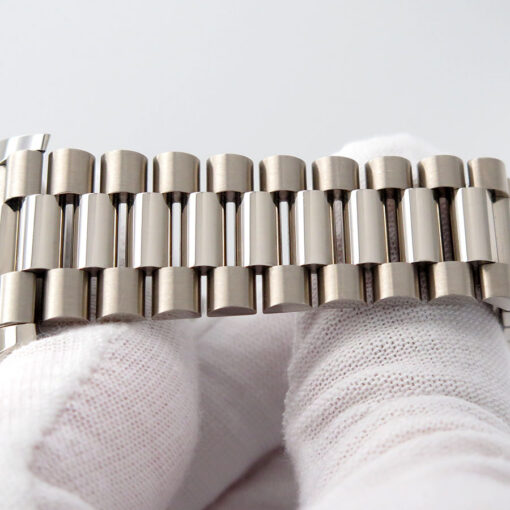 Rolex 228239 Day Date 40 18K White Gold with Meteorite Baguette Diamond Dial - Image 7
