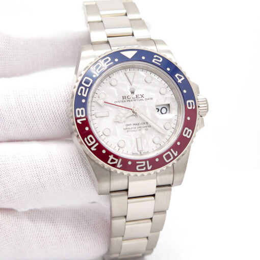 Rolex 126719BLRO GMT Master II 18K White Gold with Meteorite Dial
