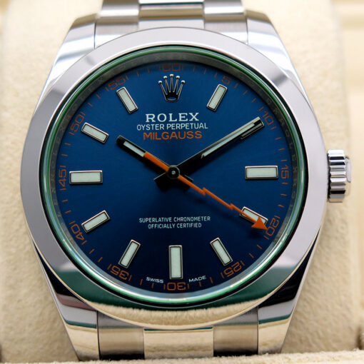 Rolex 116400GV Milgauss with Blue Dial - Image 3