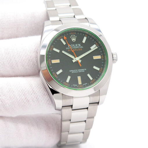 Rolex 116400GV Milgauss with Black Dial