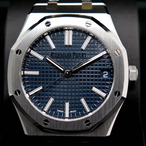 Audemars Piguet 15510ST Royal Oak with Blue Dial - Image 3